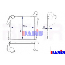 137240N AKS DASIS Интеркулер