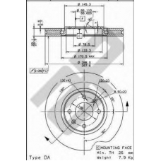 24761 AP Тормозной диск