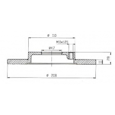 BDC3850 QUINTON HAZELL Тормозной диск