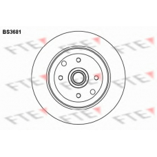 BS3681 FTE Тормозной диск