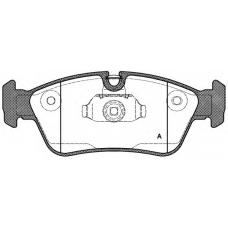 BPA0384.40 OPEN PARTS Комплект тормозных колодок, дисковый тормоз