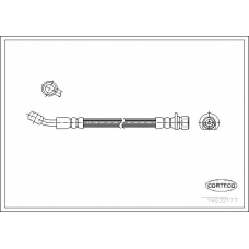 19032177 CORTECO Тормозной шланг