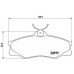 P 85 008 BREMBO Комплект тормозных колодок, дисковый тормоз