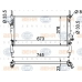 8MK 376 764-401 HELLA Радиатор, охлаждение двигателя