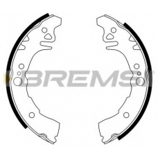 GF0939 BREMSI Комплект тормозных колодок
