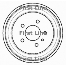 FBR800 FIRST LINE Тормозной барабан