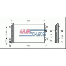 1827101 KUHLER SCHNEIDER Конденсатор, кондиционер