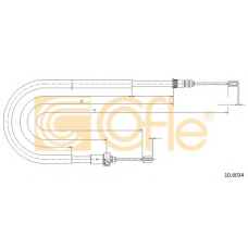 10.6034 COFLE Трос, стояночная тормозная система