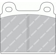 FDS11 FERODO Комплект тормозных колодок, дисковый тормоз