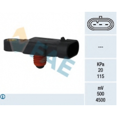 15117 FAE Датчик, давление во впускном газопроводе