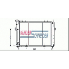 5304801 KUHLER SCHNEIDER Радиатор, охлаждение двигател