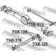 TAB-320<br />FEBEST<br />Подвеска, рычаг независимой подвески колеса