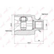 CI-3706 LYNX Шрус внутренний