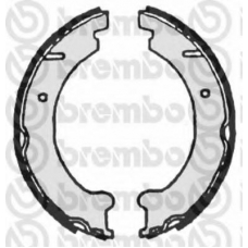 S 86 509 BREMBO Комплект тормозных колодок, стояночная тормозная с