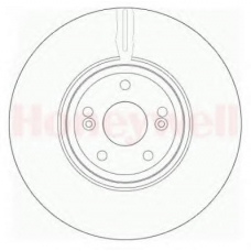 562187B BENDIX Тормозной диск
