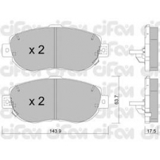 822-756-0 CIFAM Комплект тормозных колодок, дисковый тормоз