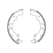 33648 SPIDAN Комплект тормозных колодок