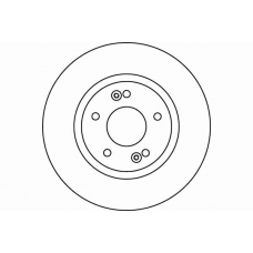 MDC1654 MINTEX Тормозной диск