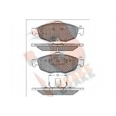 RB1559 R BRAKE Комплект тормозных колодок, дисковый тормоз