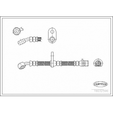 19032596 CORTECO Тормозной шланг