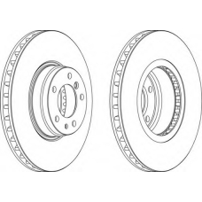 DDF832-1 FERODO Тормозной диск