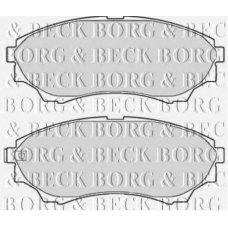 BBP2119 BORG & BECK Комплект тормозных колодок, дисковый тормоз