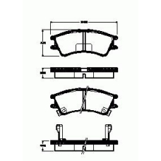 675.02 REMSA 675 02_=d11109m-01=fo673681=686 002b-sx !колодки дисковые п.\ hyundai atos/atos prime 1.0i 12v 98]