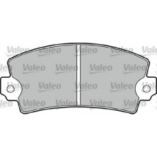 540120 VALEO Комплект тормозных колодок, дисковый тормоз