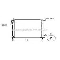 CNA2137 Prasco Радиатор, охлаждение двигателя