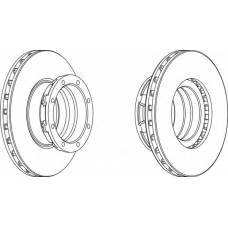 FCR188A FERODO Тормозной диск