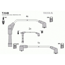 T264B TESLA Комплект проводов зажигания