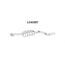 LC43307 VENEPORTE Глушитель выхлопных газов конечный