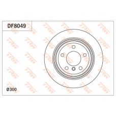 DF8049 TRW Тормозной диск