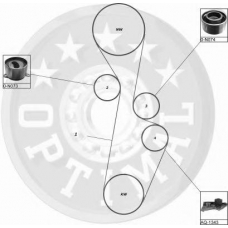 SK-1227 OPTIMAL Комплект ремня грм