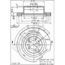 BS 7972 BRECO Тормозной диск