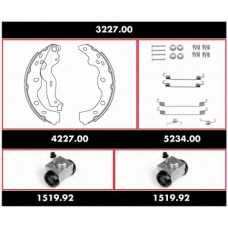 3227.00 REMSA Комплект тормозов, барабанный тормозной механизм