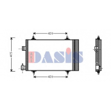 162340N AKS DASIS Конденсатор, кондиционер