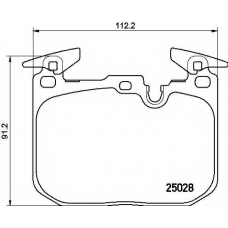 P 06 088 BREMBO Комплект тормозных колодок, дисковый тормоз