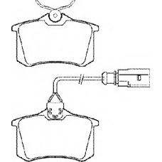 BP1301 QH Benelux Комплект тормозных колодок, дисковый тормоз