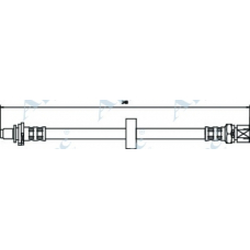 HOS3127 APEC Тормозной шланг