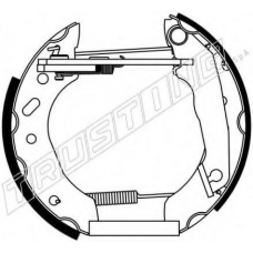 6264 TRUSTING Комплект тормозных колодок