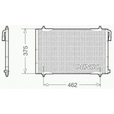 DCN21006 DENSO Конденсатор, кондиционер