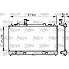 734484 VALEO Радиатор, охлаждение двигателя