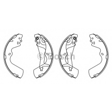 F 026 008 013 BOSCH Комплект тормозных колодок