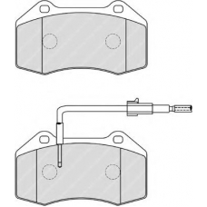 FDB4040 FERODO Комплект тормозных колодок, дисковый тормоз