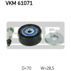 VKM 61071 SKF Паразитный / ведущий ролик, поликлиновой ремень