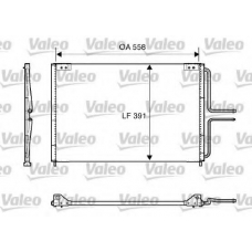 816867 VALEO Конденсатор, кондиционер