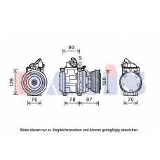 852622N AKS DASIS Компрессор, кондиционер