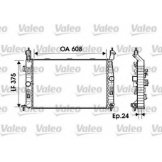 734384 VALEO Радиатор, охлаждение двигателя