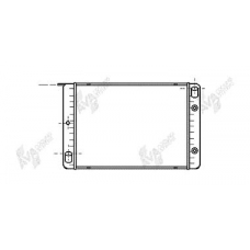 59002017 VAN WEZEL Радиатор, охлаждение двигателя